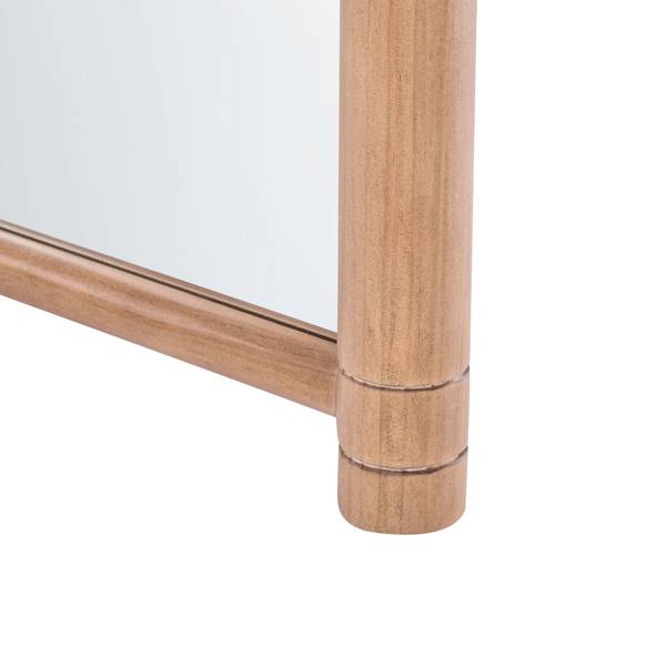 Wandspiegel CANET Braun - Massivholz - 90 x 200 x 8 cm