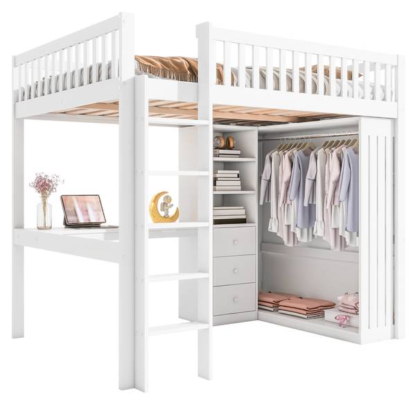 Hochbett WoodyBuchLucy Ⅱ Breite: 145 cm