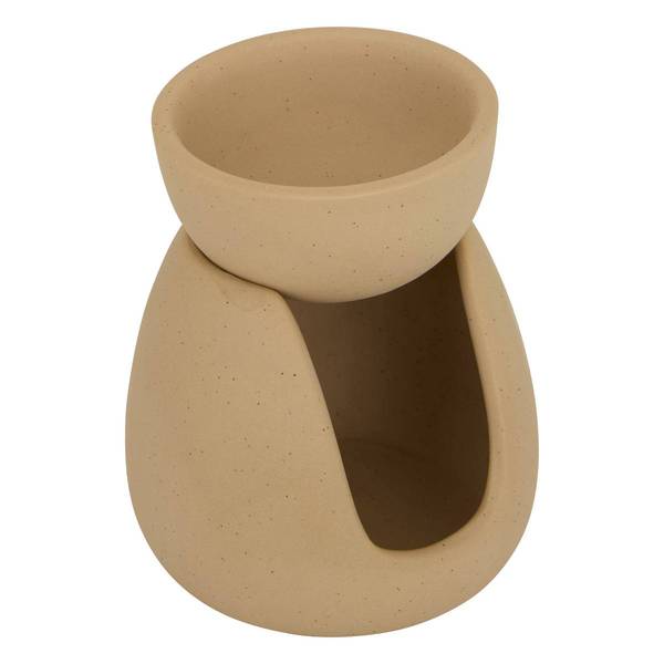 Räuchergefäß WONJ Beige - Keramik - 7 x 11 x 9 cm