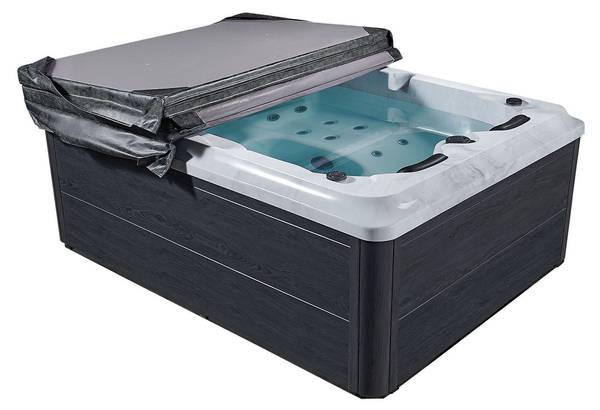 Outdoor Whirlpool Oasis ohne Treppe Grau - Kunststoff - 210 x 80 x 160 cm