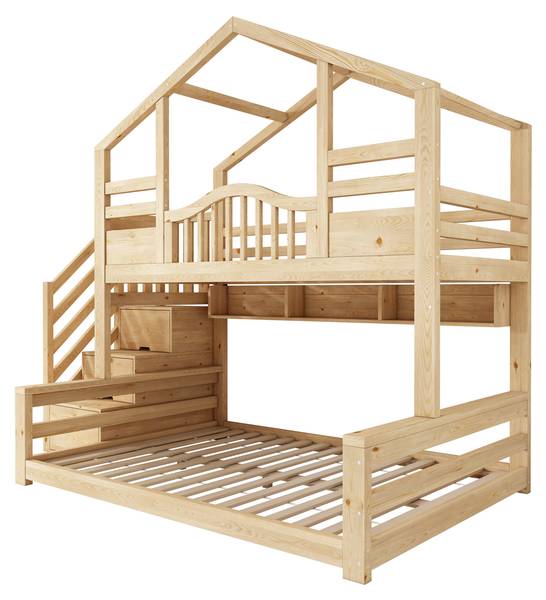 Etagenbett NaturWoody Ⅰ Holz