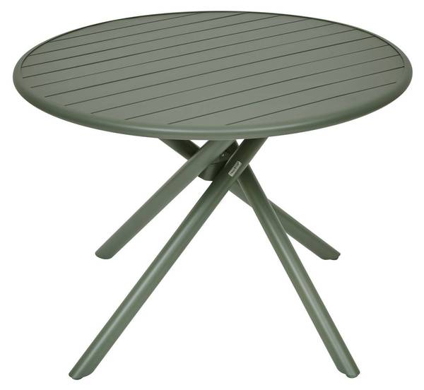 Gartentisch NEBULLIA Grün - Metall - 105 x 75 x 105 cm