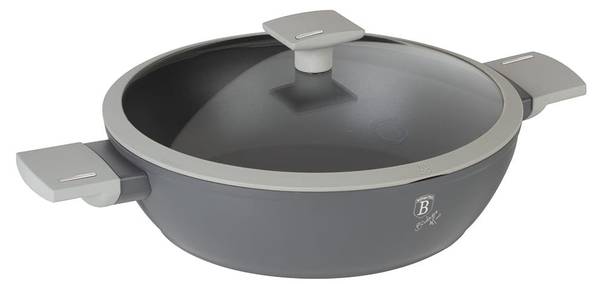 Topf Aspen BH7070 Grau - Aluminium - 28 x 8 x 28 cm