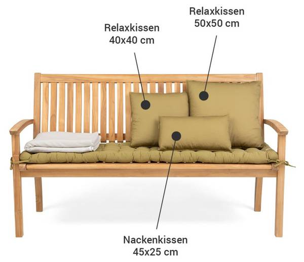 Relaxkissen Madeira Sandbraun