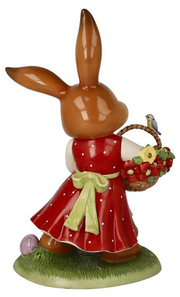 Figur Hasenmädchen So ein schöner Tag Porzellan - 18 x 40 x 27 cm