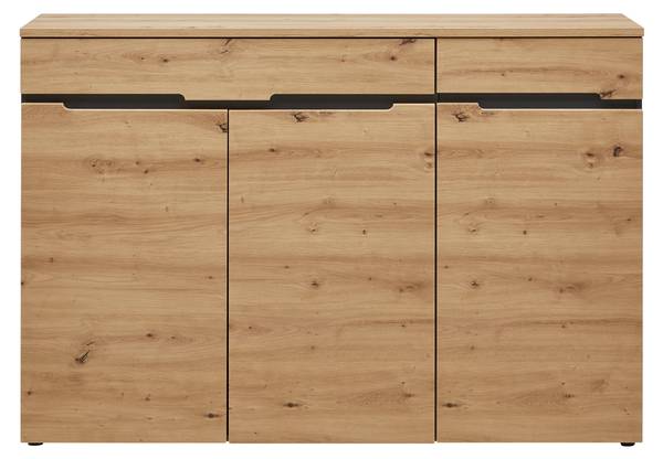 Sideboard MEMPHIS Braun - Grau - Holzwerkstoff - 150 x 107 x 38 cm