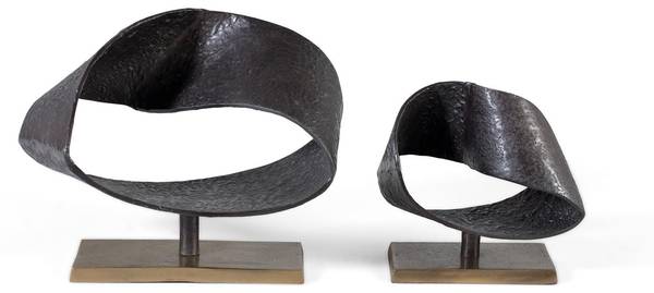 Skulpturen 17310 Braun - Metall - 44 x 33 x 18 cm