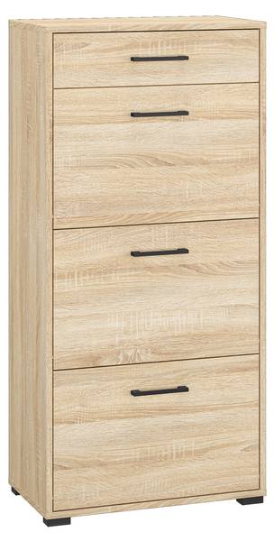 Schuhschrank CARO Braun - Holzwerkstoff - 60 x 126 x 34 cm