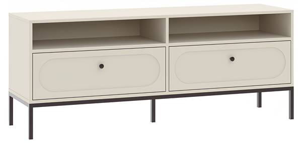TV-Schrank Una Beige - Holzwerkstoff - 150 x 60 x 40 cm
