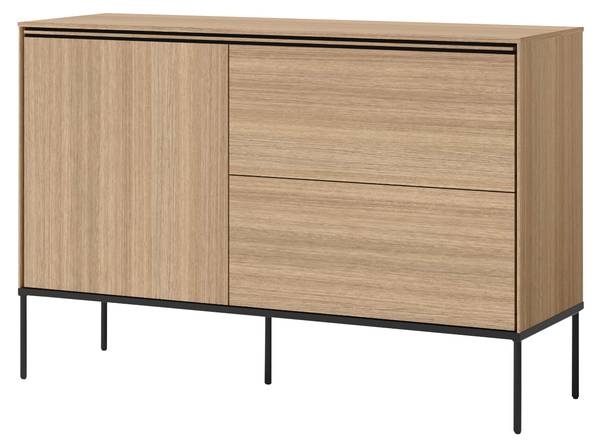 Kombikommode Visso 03 Braun - Holzwerkstoff - 127 x 85 x 41 cm