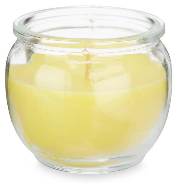 Mückenschutzkerze 87717 Gelb - Glas - 8 x 7 x 8 cm