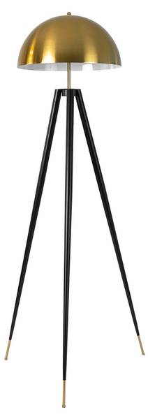 Stehleuchte 8100 Schwarz - Edelstahl - Stahl - 63 x 160 x 59 cm