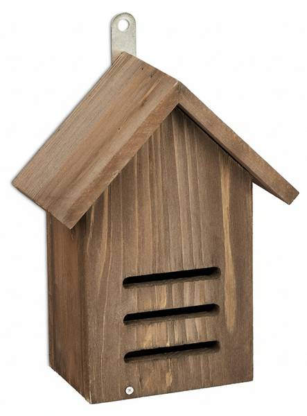Marienkäferhaus aus Tannenholz braun Braun - Holzwerkstoff - 17 x 22 x 10 cm