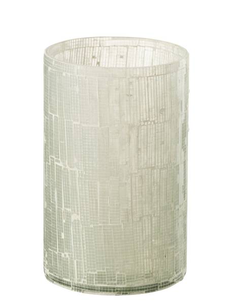 Pure Organic WHT Grau - Klarglas - 13 x 20 x 13 cm