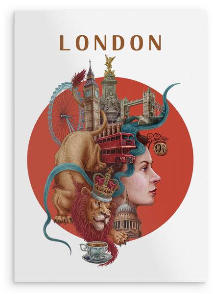 Poster London Big Ben 42 x 59 cm