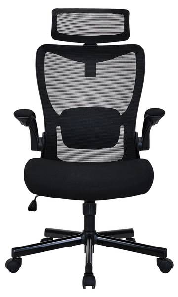 Drehstuhl TESSA Schwarz - Metall - Kunststoff - Textil - 62 x 120 x 63 cm