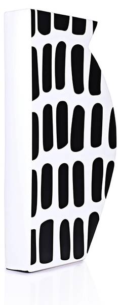 Vase Loire Weiß - Keramik - 39 x 29 x 6 cm