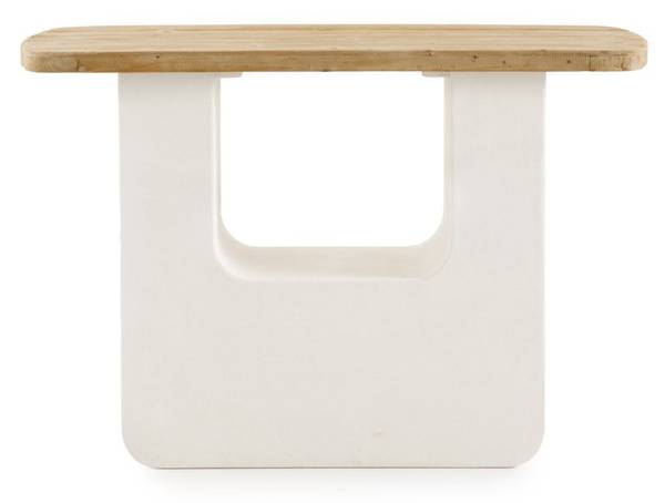 Console 11705 wit - polyresin - hars - 38 x 80 x 120 cm