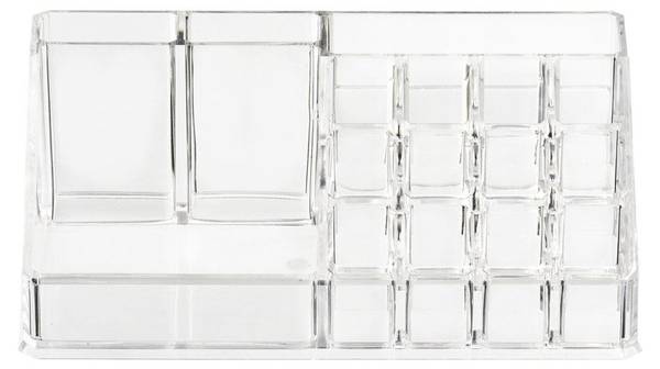 Kosmetik Organizer Femme, mit 16 Fächern Kunststoff - 13 x 22 x 6 cm