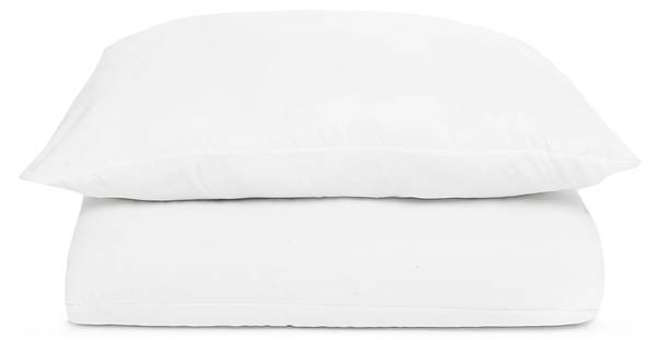 Daunenbett-Set LINO 2-tlg Weiß - Textil - 160 x 2 x 200 cm