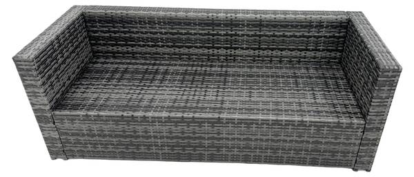 Gartengarnitur Im Freien Y(4-7er-Set) Grau - Webstoff - Kunstharz - 177 x 66 x 65 cm