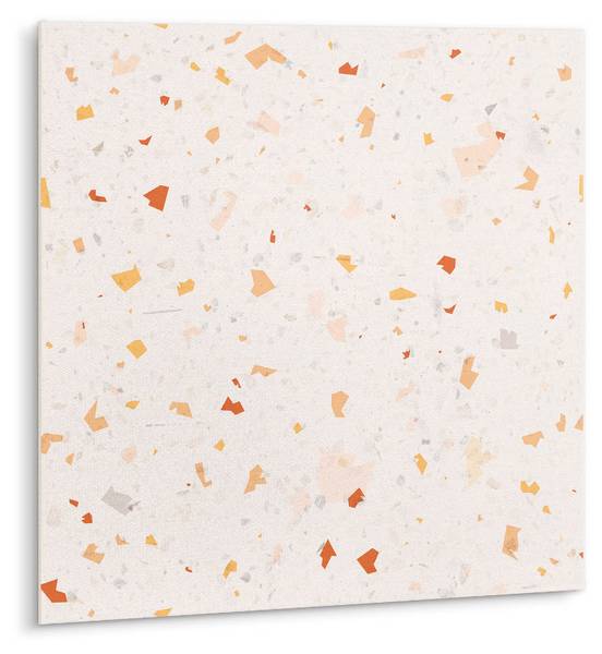 Zelfklevende Tegels Gres set van 9 beige - polyester-PVC - 30 x 30 x 1 cm