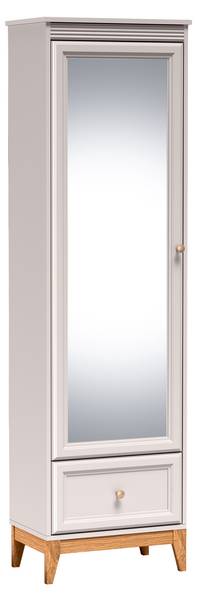 Kleiderschrank Windsor 18 Beige - Holzwerkstoff - 55 x 193 x 35 cm