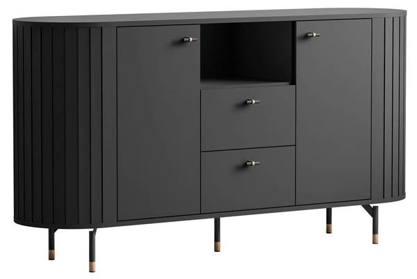Dressoir ELODIE 2D2S zwart