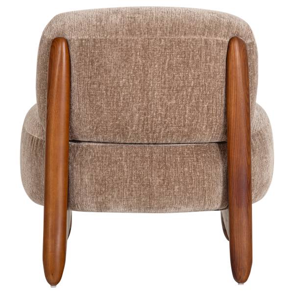 Fauteuil Runi Taupe - Jaune