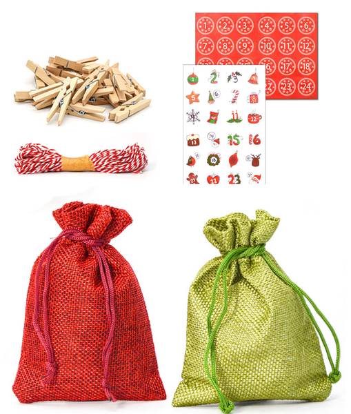 Adventskalender U-FILL-IT Rot