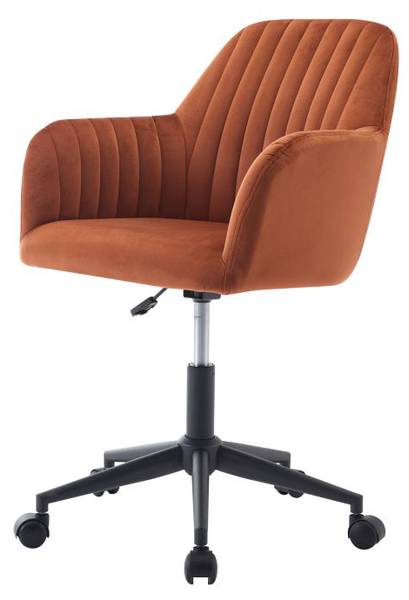Bürostuhl ohne Armlehnen ELEANA Braun - Textil - 62 x 80 x 59 cm