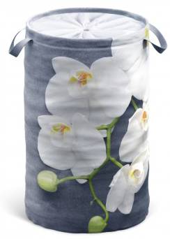 Panier à linge Pretty Gris - Matière plastique - 37 x 55 x 55 cm