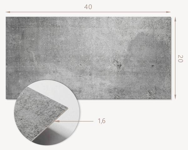Vinylplatte 00027807 (10er-Set) 40 x 20 cm