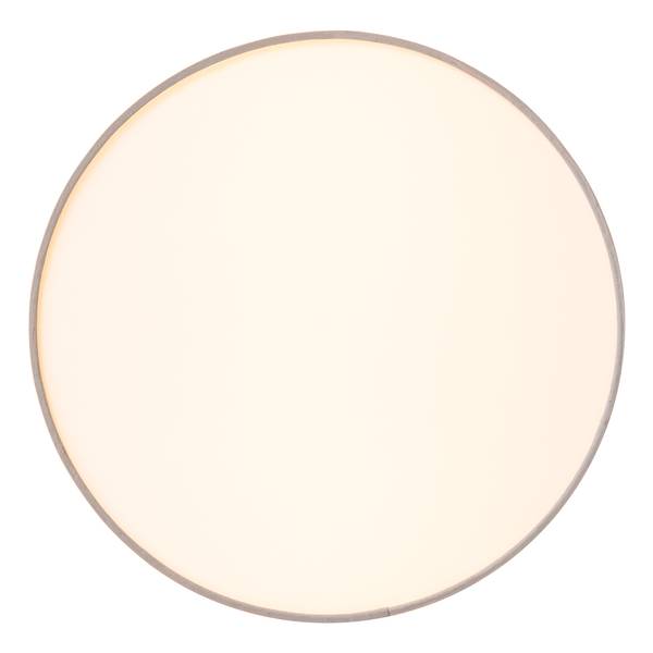 Plafondlamp Summa Small geweven stof/ijzer - kiezelkleurig