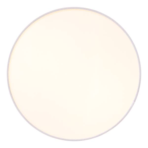 Plafondlamp Summa Small geweven stof/ijzer - wit