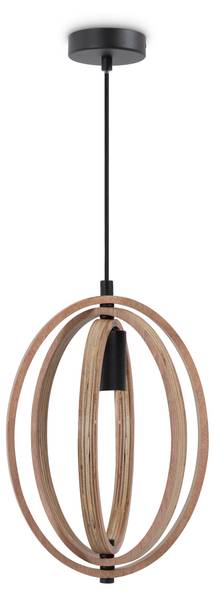 Pendelleuchte Barry S Schwarz - Stahl - 4 x 31 x 21 cm