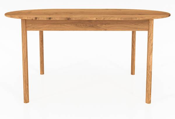 Tisch oval INA Wildeiche - 80 x 180 cm