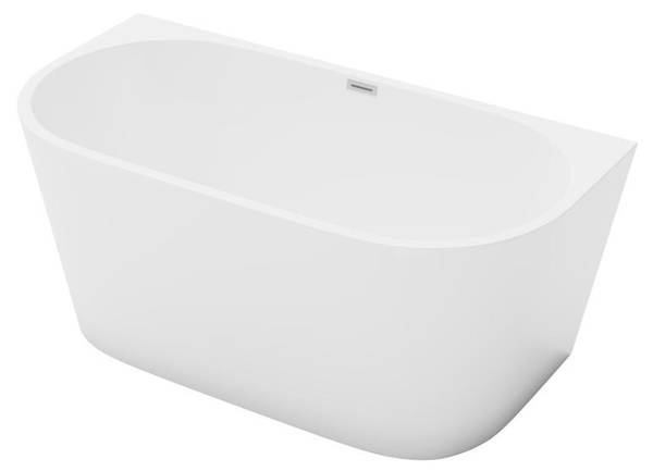Vorwandbadewanne DIVINA Weiß - 130 x 72 cm