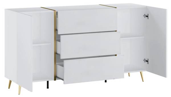 Buffet MARZIALO Doré - Profondeur : 158 cm