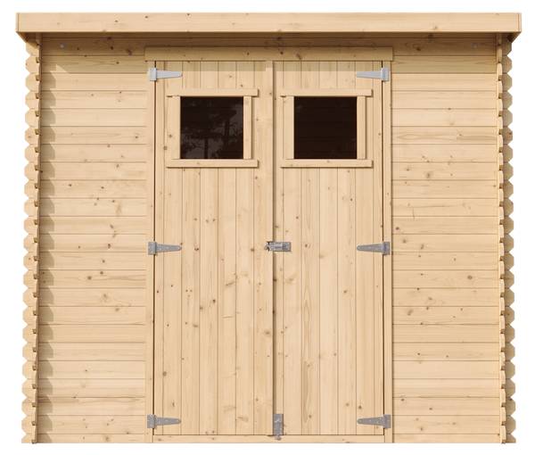 Gartenhaus M310 Beige - Fichte - 235 x 200 x 130 cm