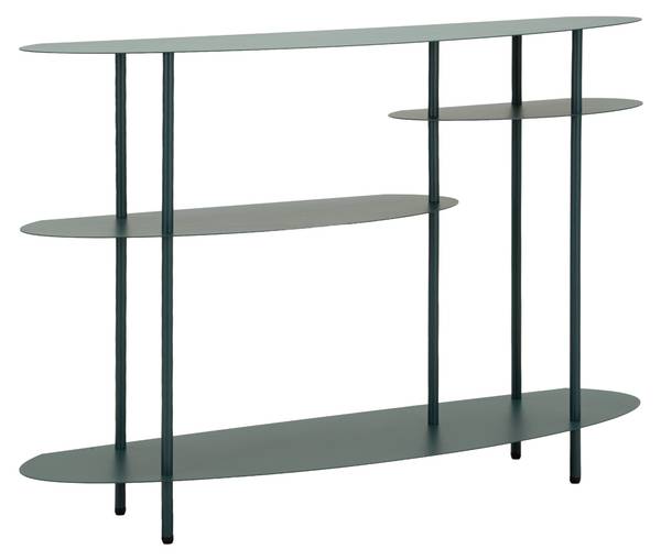 Console en métal octane cm 118X34X82 Vert - Métal - 34 x 82 x 118 cm