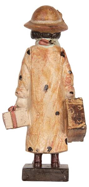 Dekorationsfigur Kind Deco&Rady Braun - Kunststoff - 9 x 27 x 14 cm