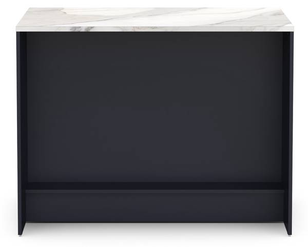 Ilot central CHESTER Bleu - Bois manufacturé - 75 x 93 x 121 cm