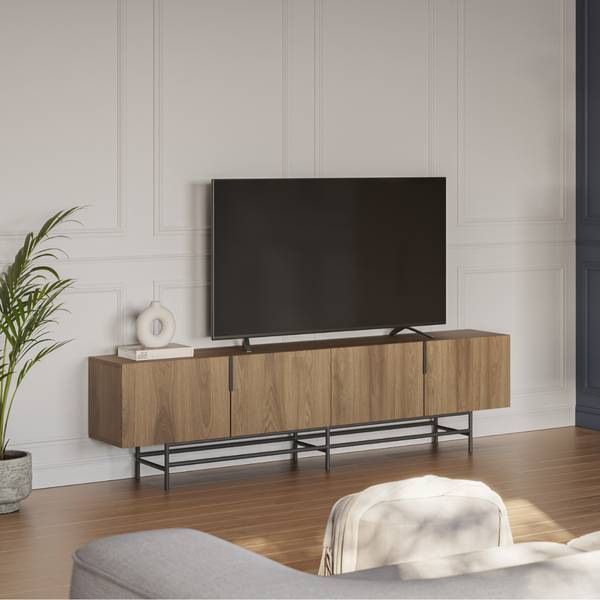 TV-Lowboard RIMA Braun - Holzwerkstoff - 35 x 55 x 200 cm