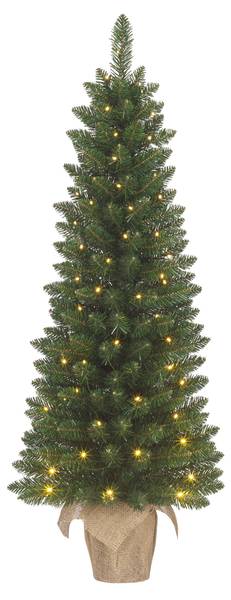 Künstlicher Weihnachtsbaum Gerlos Grün - Kunststoff - 51 x 120 x 51 cm