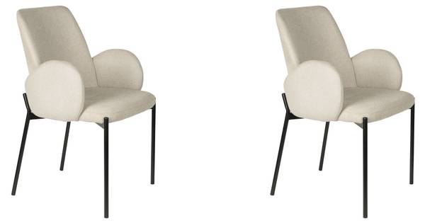 Esszimmerstuhl TJARDA  2er-Set Taupe