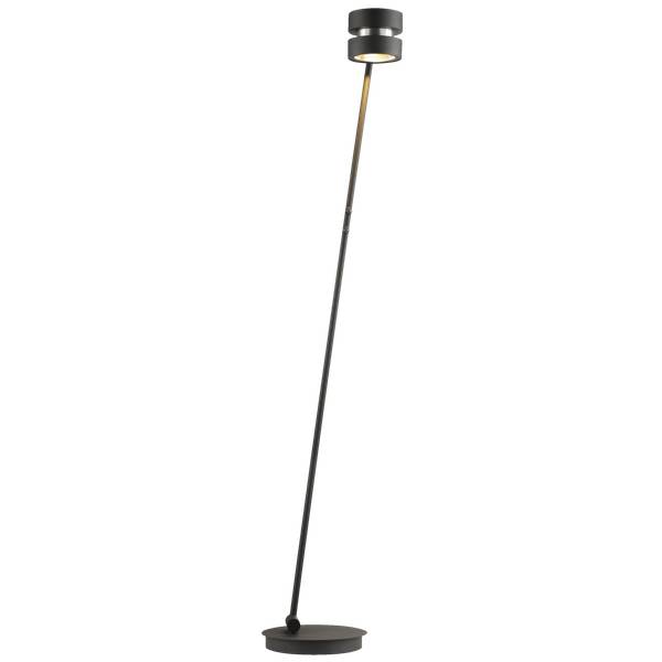 LED Stehlampe mit stufenlosem Schwarz - Metall - 26 x 146 x 26 cm