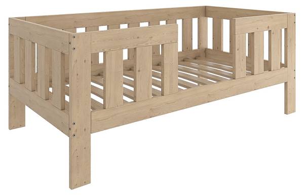 Kinderbett mit Rausfallschutz ZWN140 75 x 146 cm