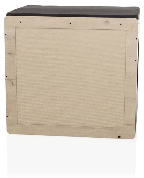 Katzenhaus KITTY PAWBOX 2 Braun - Holzwerkstoff - Holz teilmassiv - 50 x 55 x 60 cm