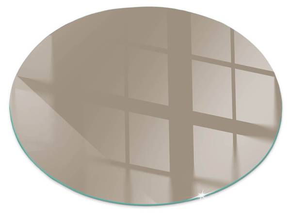 Funkenschutzplatte Fango Braun - Glas - 50 x 50 x 0 cm